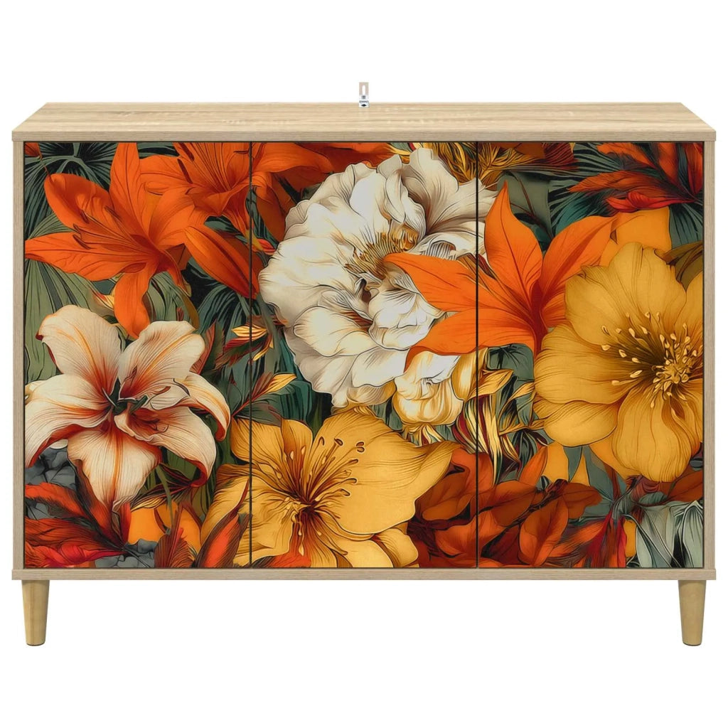 Credenza GENNEP Sonoma 102 x 33 x 75 cm Legno ingegnerizzato 8006955
