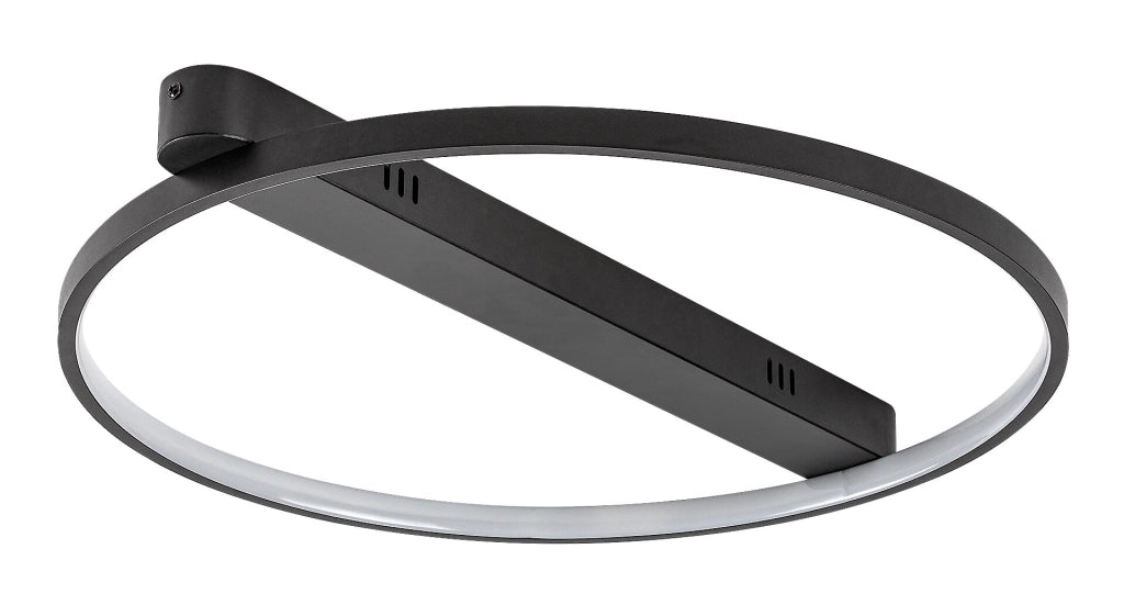Lampada da soffitto LED anello Beliza nera Rabalux