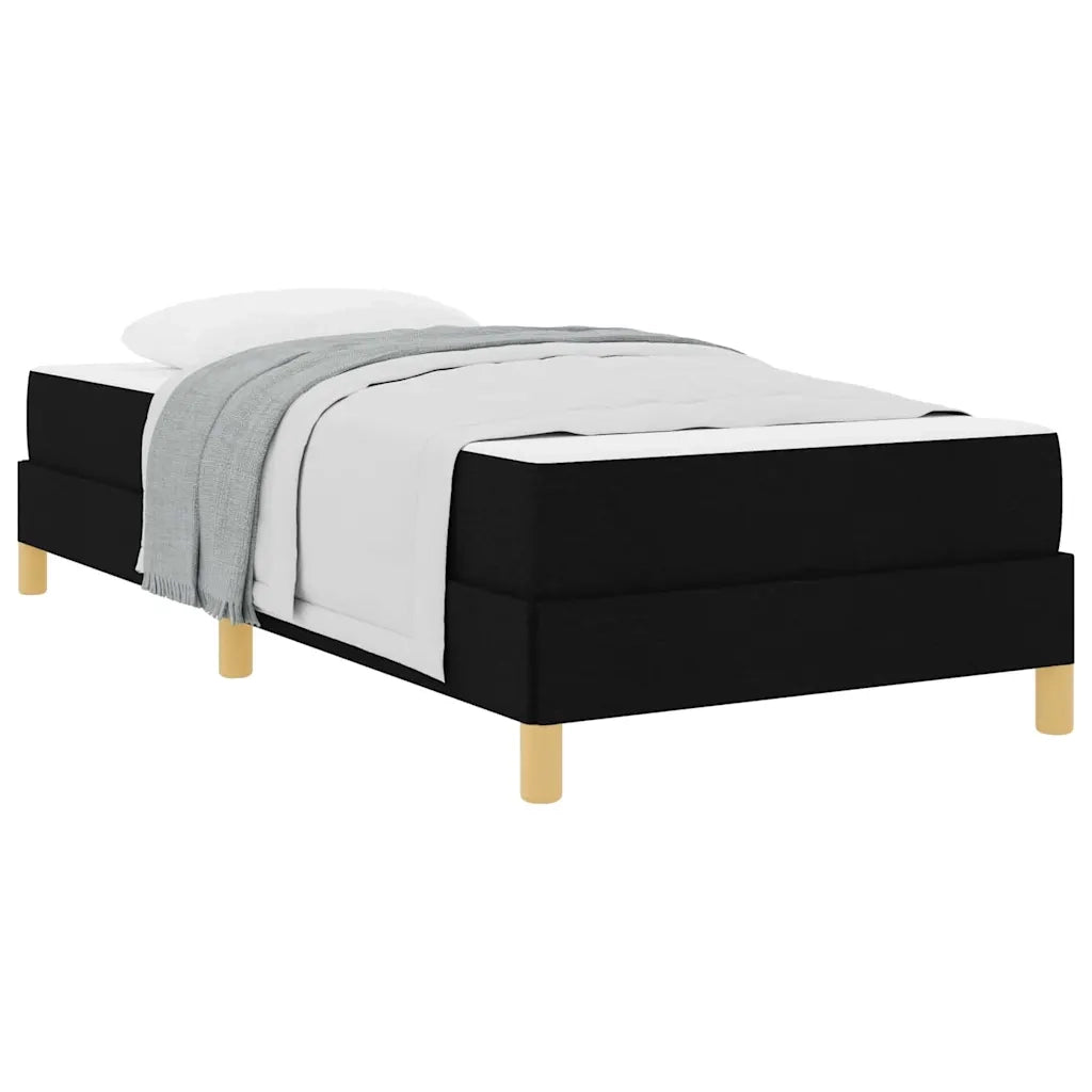 vidaXL Letto a molle Nero e Marrone 80 x 200 cm