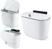 Compostiere per cucina da appendere con coperchio o colla ad incolla per bagno camera da letto ufficio (76 l)