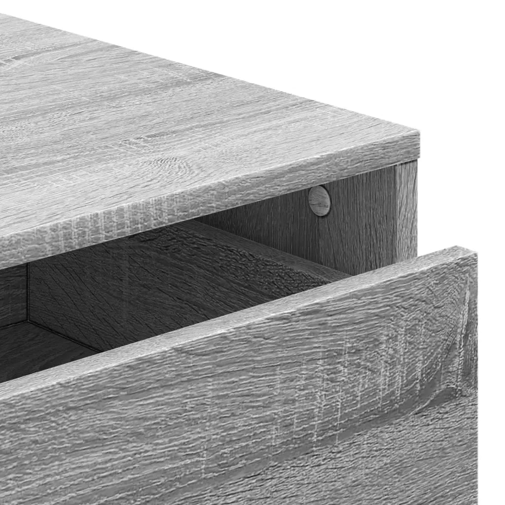Cassettiera Angolare Grigio Sonoma 40x41x76cm Legno Multistrato 852866