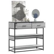 Tavolo Consolle Rovere Sonoma 90x35x80 cm in Legno Multistrato 849182