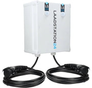 Caricatore elettrico da 2 x 3,7 kW tipo 2 con cavo fisso 5 metri - bianco (8718924263310)