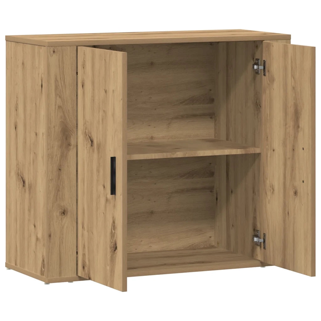Credenza Rovere Artigianale 80x33x70 cm in Truciolato 857074