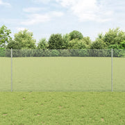 Set di Recinzioni da Giardino Set di 2 Acciaio Zincato