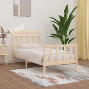 Giroletto-Struttura Letto in Legno Massello di Pino 90x200 cm 887430