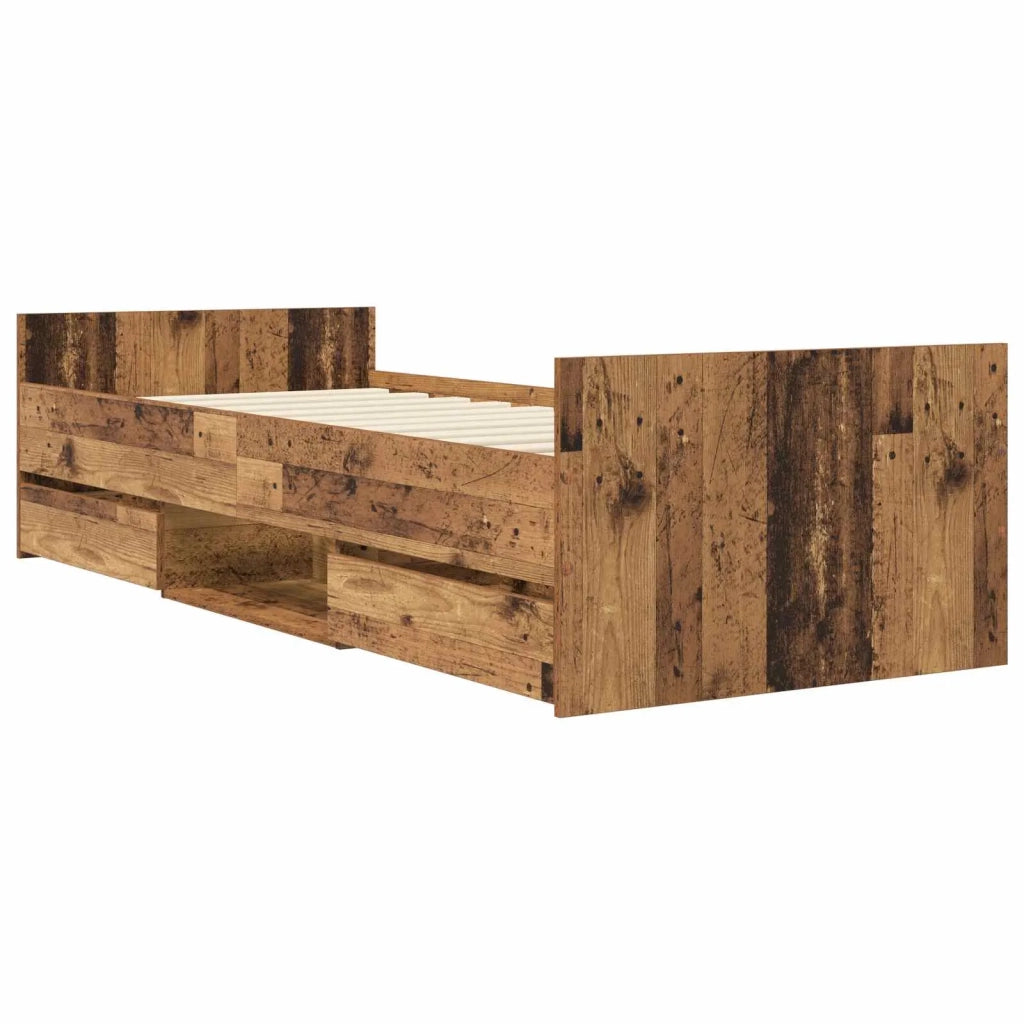 Struttura del letto Legno antico Legno ingegnerizzato 3429512