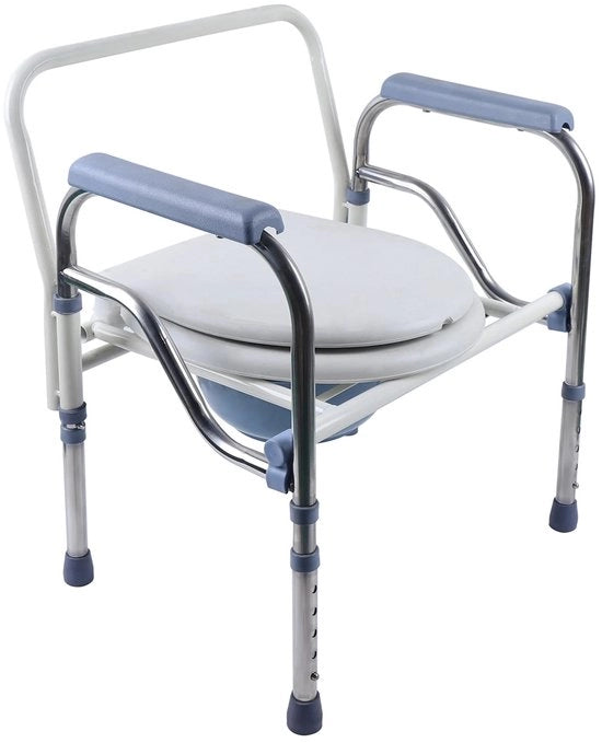 Toiletestoel Opvouwbaar - Altezza Regolabile - Anti-slip - Incluso Bidet - Peso Massimo 150kg