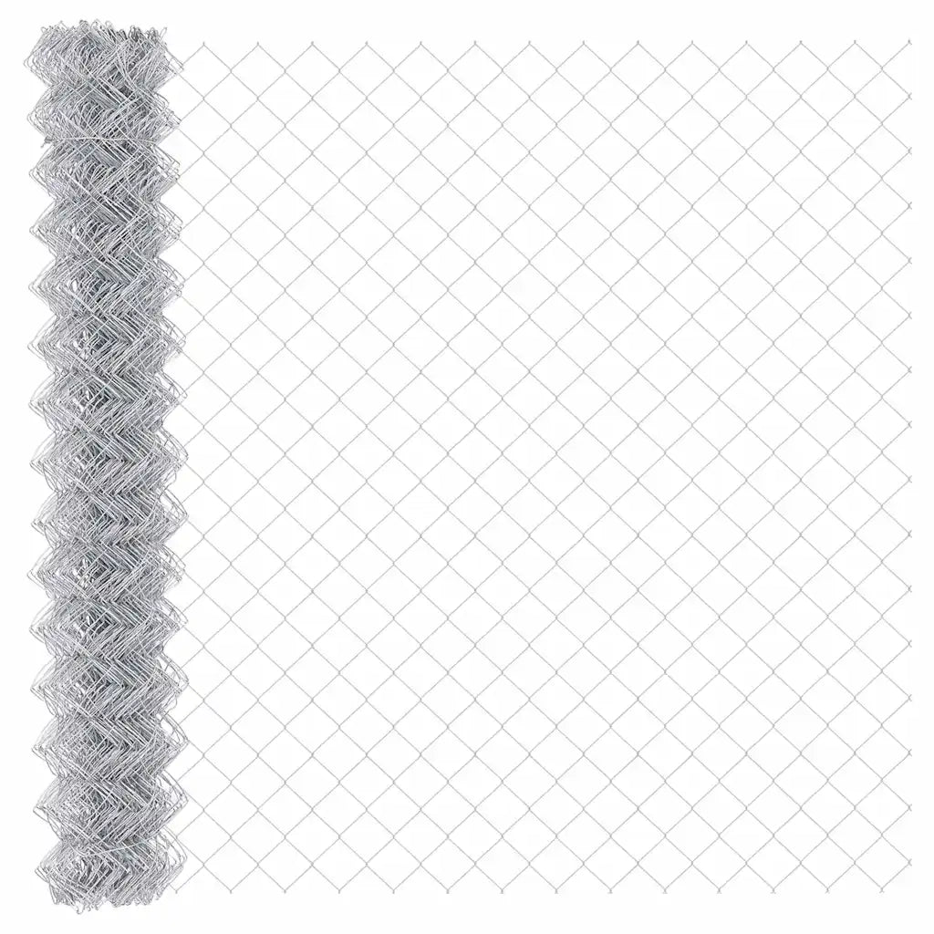 Palo della recinzione Argento 10 x 1,4 m (maglia 60 x 60 mm) 3351295