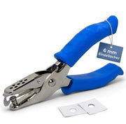 Puntatore a punte metalliche 6 mm - Maniglie antiscivolo - Per cartoline/foto/papier - Completo con finitura professionale - Progettato per un design compatto - Perforatrice