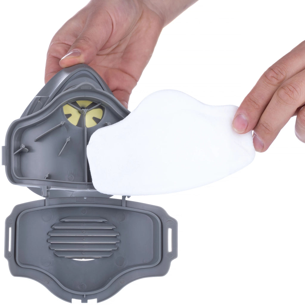 Maschera Protettiva KN95 – Pieghevole e Riutilizzabile | Silicone Flessibile, Filtri Antipolvere