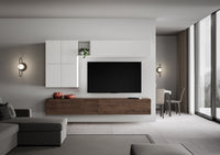 Parete Attrezzata Soggiorno 268x39,5 cm in nobilitato