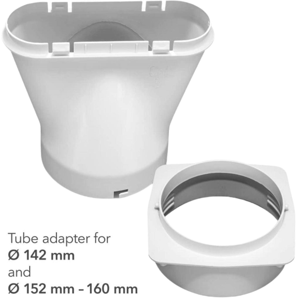 EcoPrice Adattatore Clima Tubo Scarico Finestra D14,2/15,2-16cm