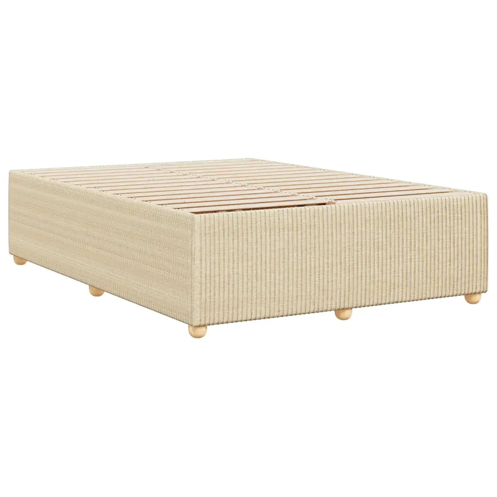 Giroletto senza Materasso Crema 160x200 cm in Tessuto 3284954