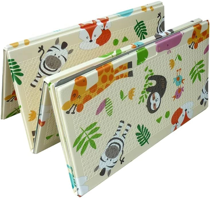 Tappeti Gioco Bambini dimensione 200x150x1cm Tappeto per Bambini Pieghevole Tappetino Schiuma Pavimento Antiscivolo