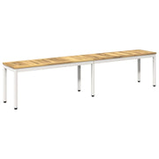 Panchina da giardino 201 x 35 x 45 cm Legno di Acacia Massello 901753