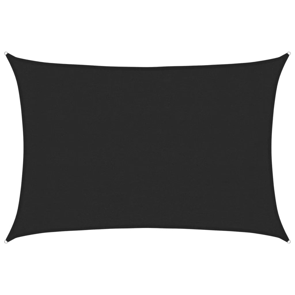 Vela Parasole 160 g/mÂ² Nera 3x5 m in HDPE