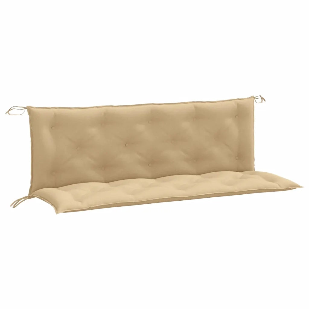 Cuscini Panca Giardino 2pz Beige Mélange 150x50x7 cm Tessuto 4002611