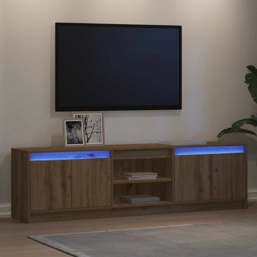 Mobile Porta TV 2 pz-Credenza per TV Marrone 180 x 34 x 50 cm Legno multistrato 882608
