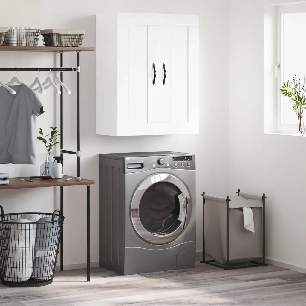 Mobile a Parete Bianco 69,5x34,90 cm in Legno Multistrato 830372