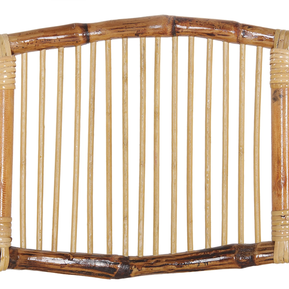 Set di 4 sedie pieghevoli in legno chiaro sedie da pranzo in rattan stile boho