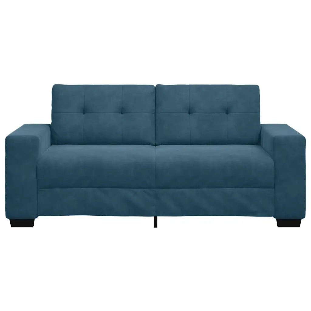 Divano Divanetto Blu 180x77x82 cm in Velluto 4105131