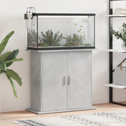 Supporto per acquario in cemento grigio 81x36x73 cm in legno ingegnerizzato 833603
