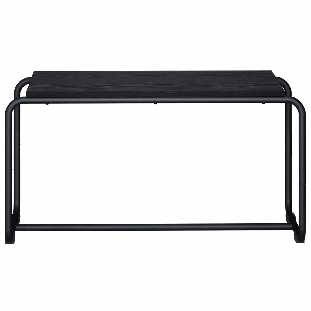 Supporto TV 80 x 35.5 x 42 cm Rovere Nero Legno ingegnerizzato 8007882