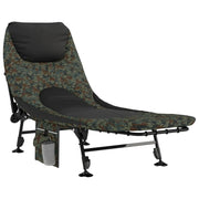 Letto da Pesca Gambe Anti Fango Regolabili Pieghevole Mimetico CFW1037761
