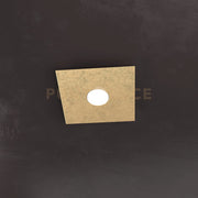 ECCENTRIC APPLIQUE-PLAFONIERA 1 LUCE FOGLIA ORO 1156-1L-FO