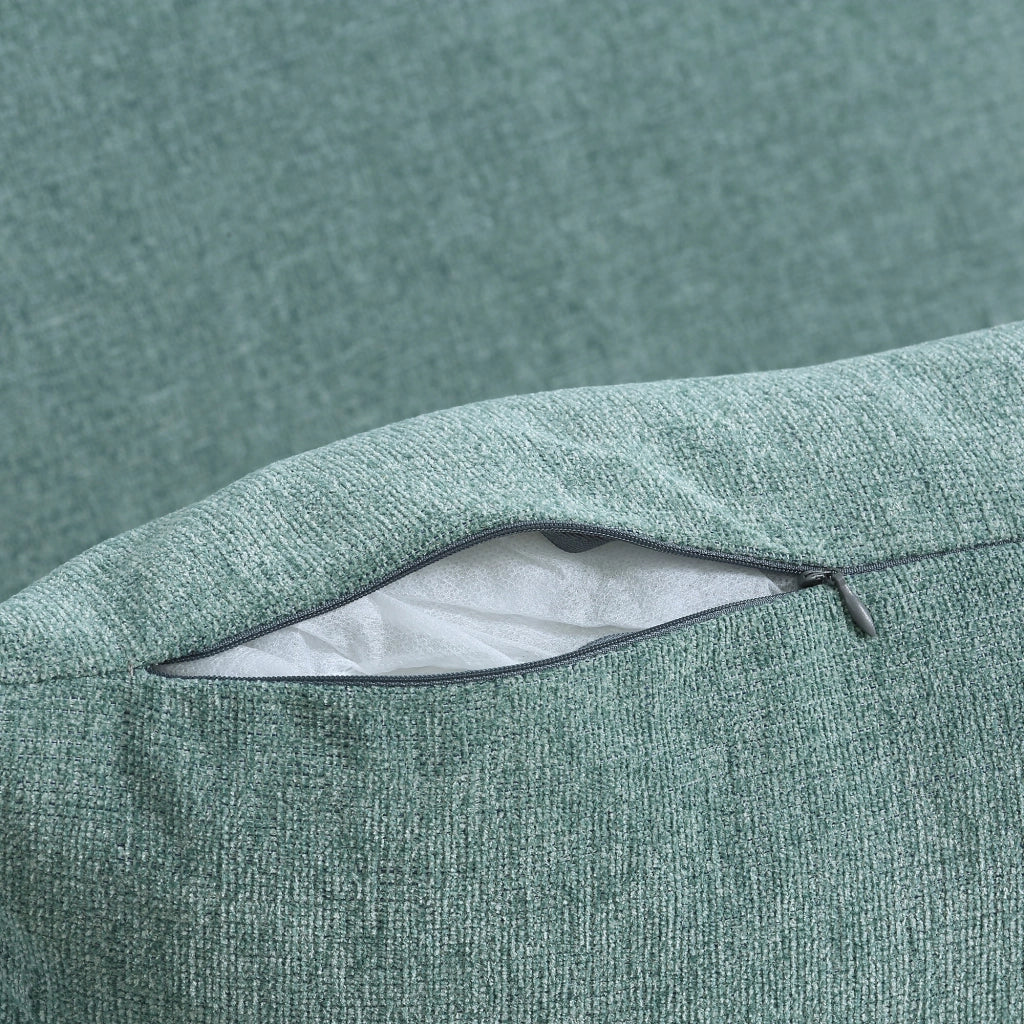 EasyComfort Poltrona Letto Singolo Salvaspazio Reclinabile su 4 Livelli con Seduta Imbottita, 96x84.5x87.5cm, Verde