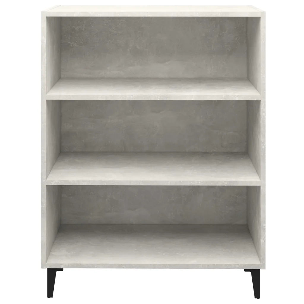 Credenza-Buffet-Armadio da cucina Grigio Cemento 69,5x32,5x90 cm in Legno Multistrato