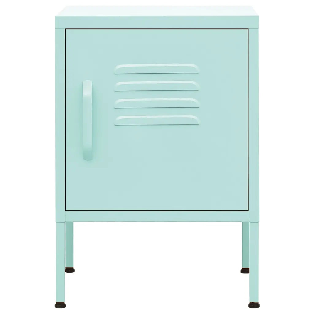 Comodino Menta 35x35x51 cm in Acciaio 336212