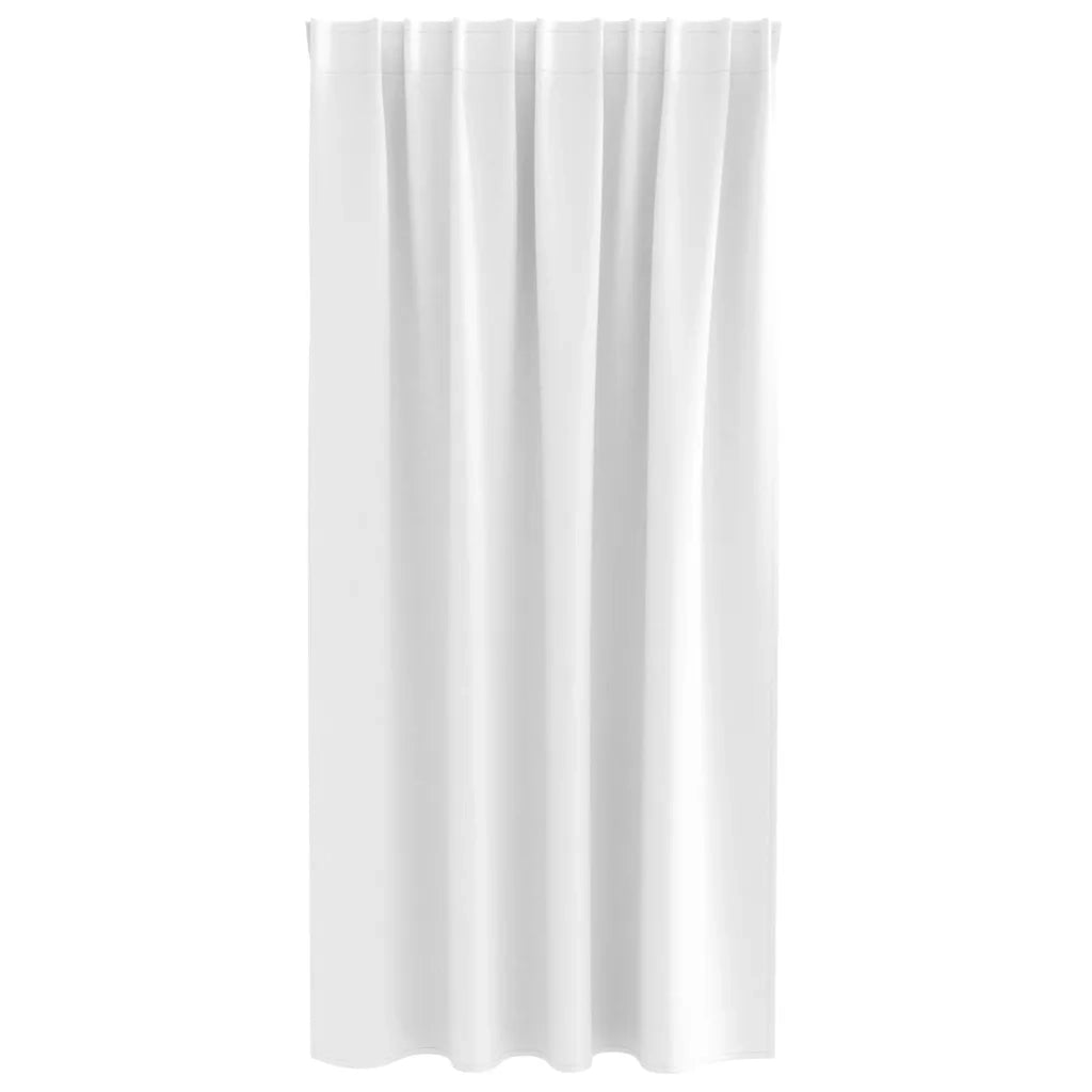 Tende Blackout con Anelli 2 pcs Bianco brillante 175 x 140 cm 4107494