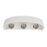 Lampada Led a muro da esterno 6W Wall Light Light Sand White IP54 4000K