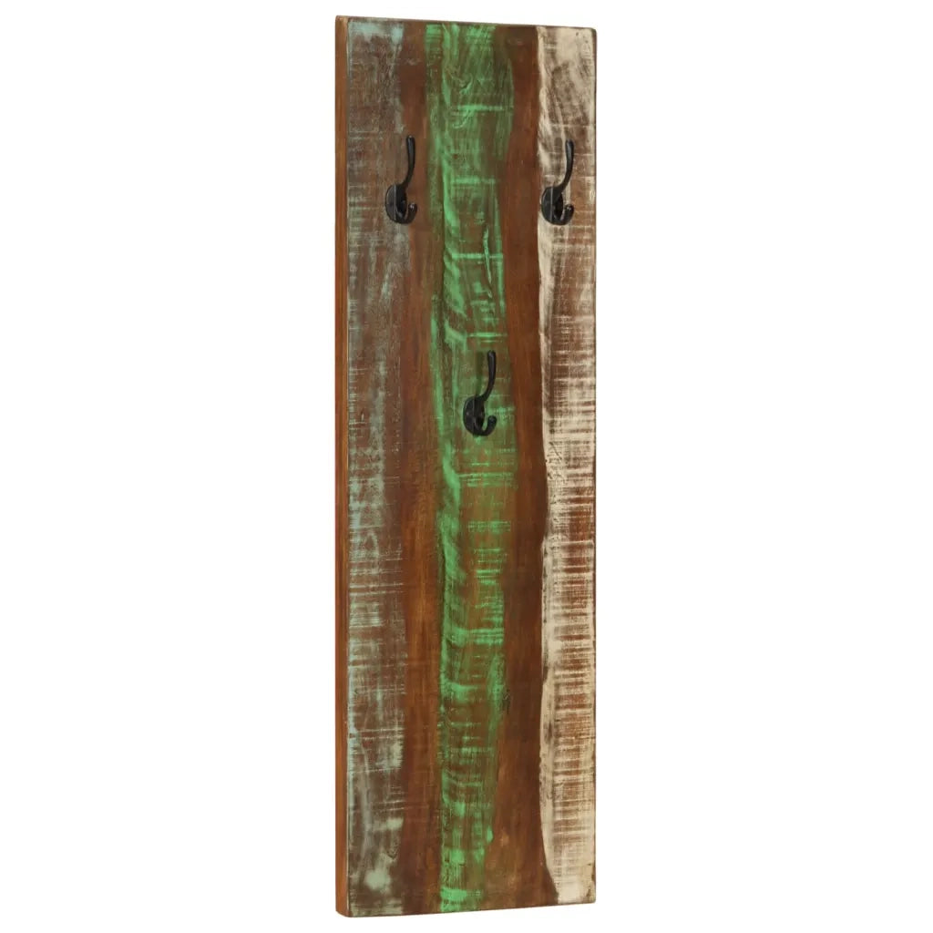 Appendiabiti a Parete 2 pz 36x3x110cm Legno Massello di Recupero CFW3745057