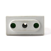 Presa security 2P+T 10A bianca