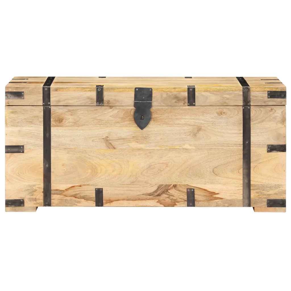 Baule 90x40x40 cm in Legno Massello di Mango cod mxl 51565