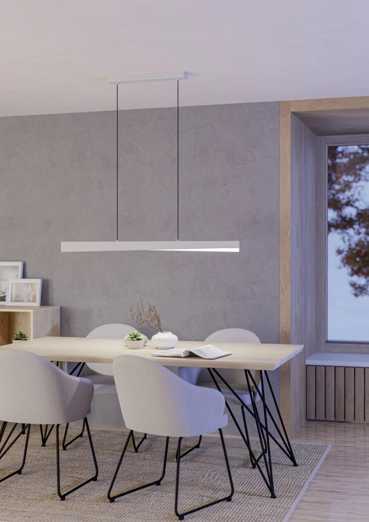 Sospensione Moderna Bolognano-Z Alluminio Grigio Led 19W 2300Lm Ip20