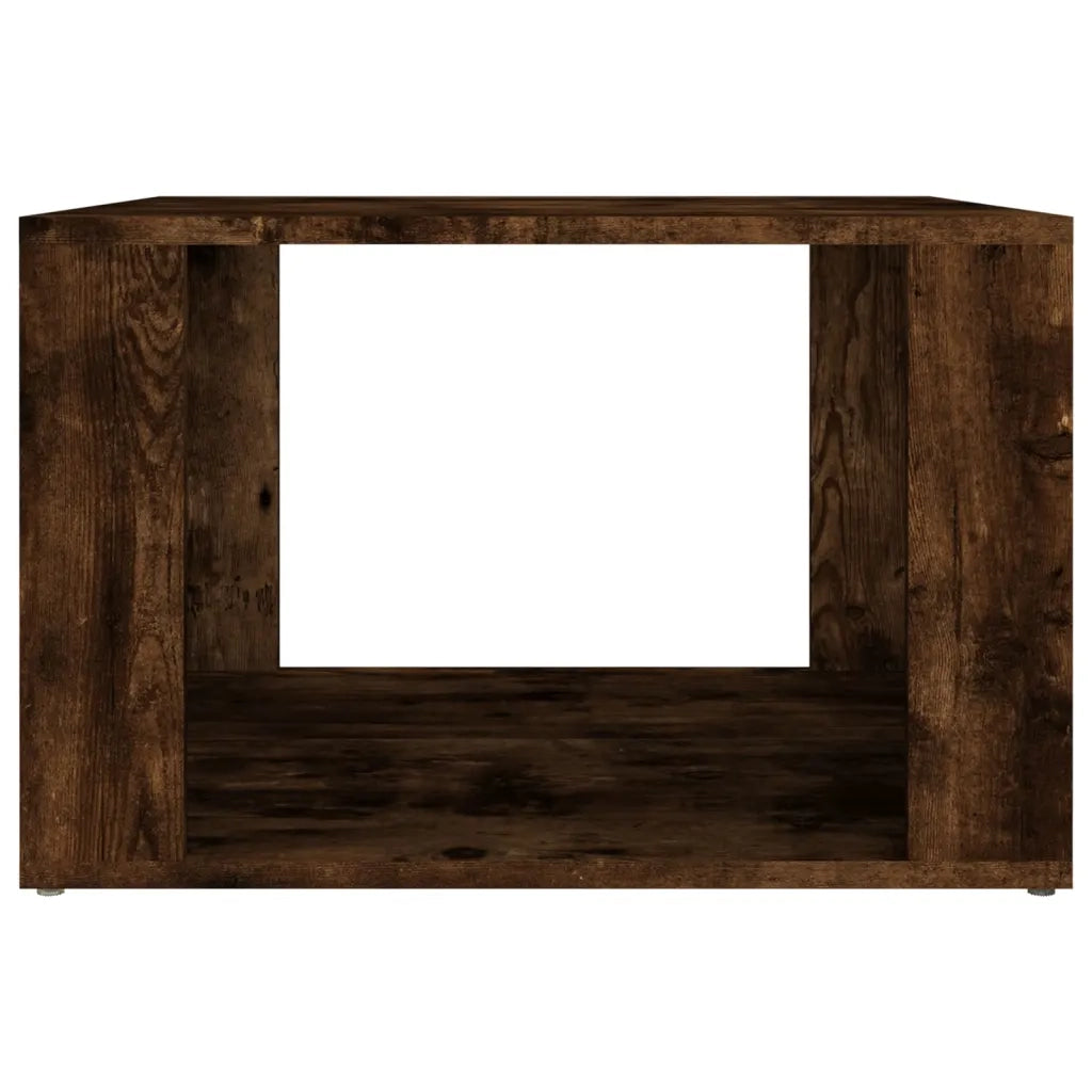Comodino | Armadio da Notte | Mobiletto da notte Rovere Fumo 57x55x36 cm in Legno Multistrato