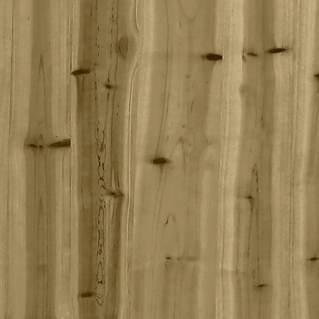 Sedia da giardino-Poggiapiedi Giardino con Cuscini 2pz Legno Impregnato di Pino 675789