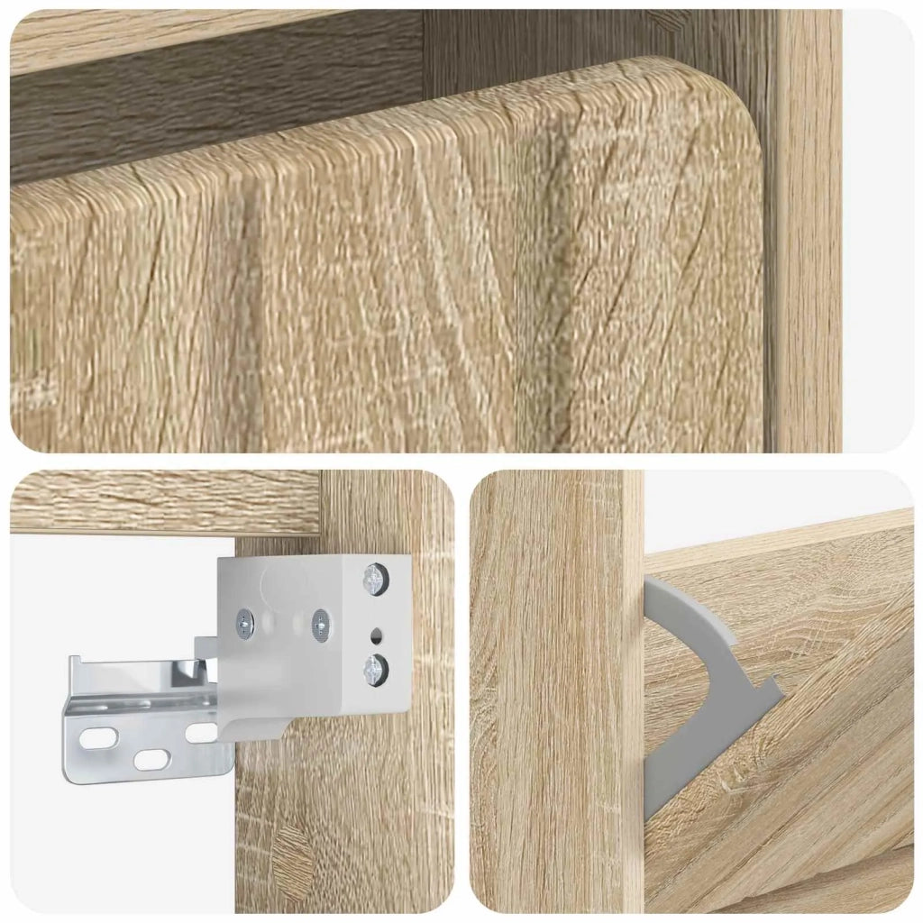 Mobiletto per Scarpe da Muro ZWOLLE 71 x 17 x 86 cm 896417