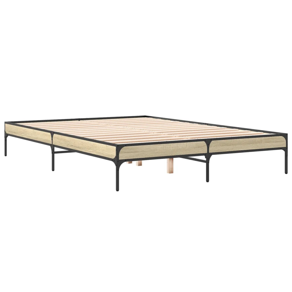Giroletto Rovere Sonoma 140x200 cm in Legno Multistrato Metallo 845017