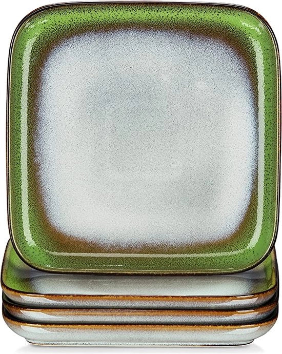 Set di servizio per zuppe, grande set di piatti per insalata, ciotola per zuppe profonda, resistente al magnetron, sicuro per il lavastoviglie.