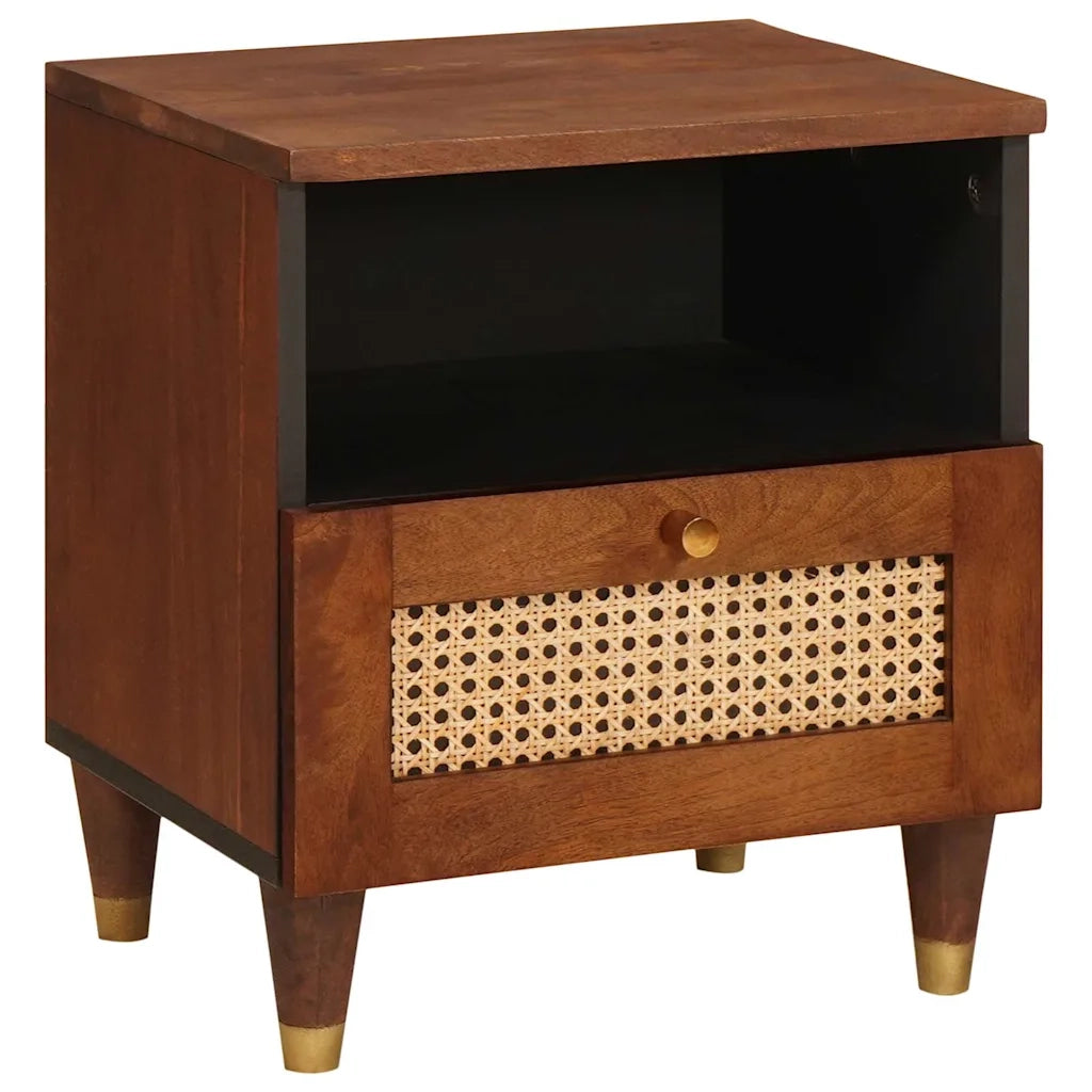 Armadio da Notte con cassetto Marrone 40 x 33 x 46 cm 4018886