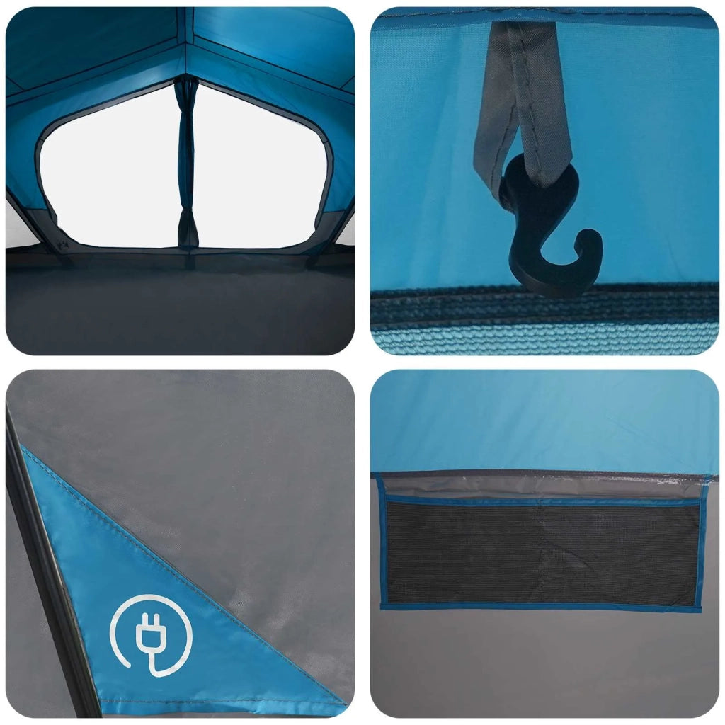 Tenda Capanna Blu 480 x 273 x 205 cm Poliestere e Acciaio 42028686