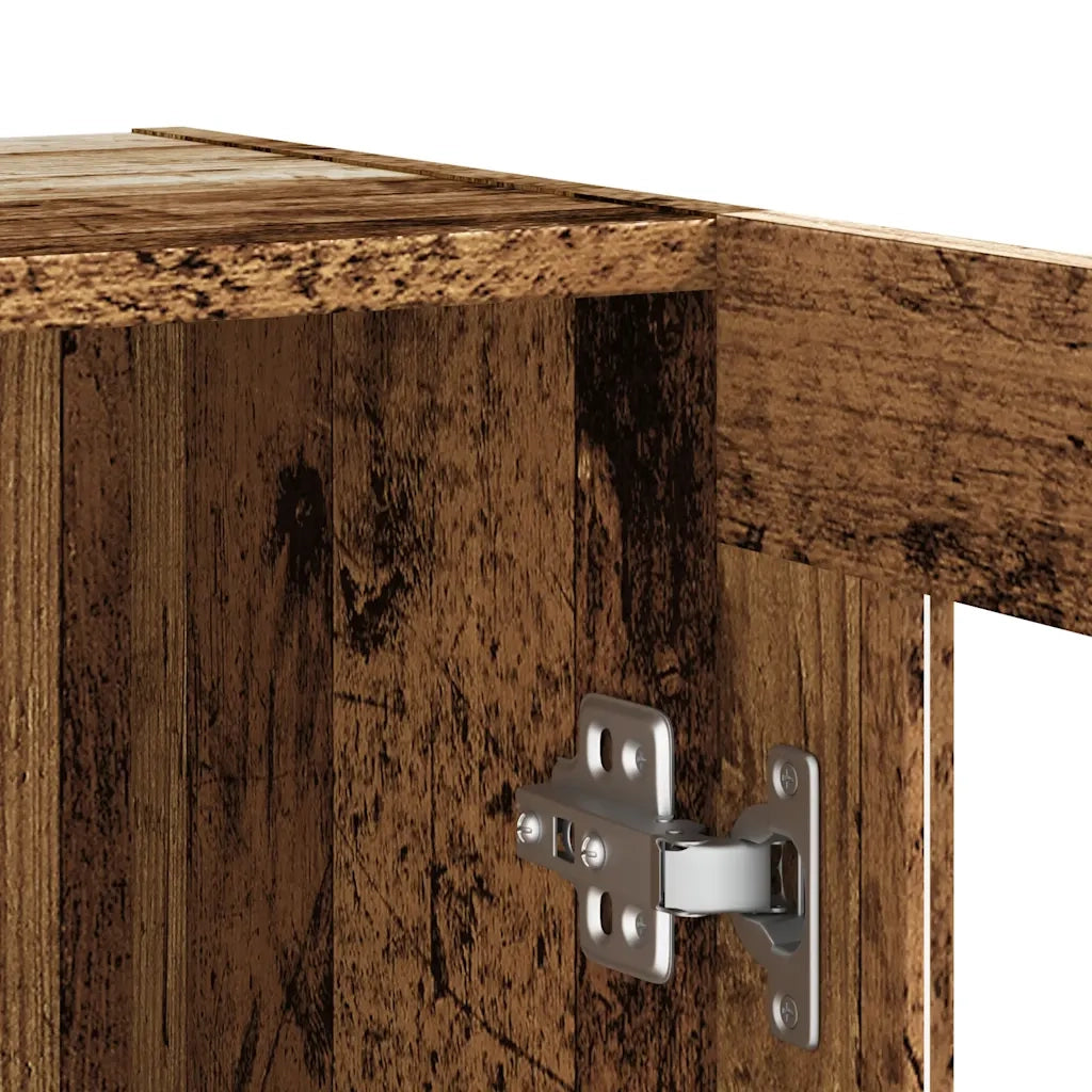 Credenza-Buffet-Armadio da cucina Legno Antico 120x30,5x70 cm in Truciolato 837059