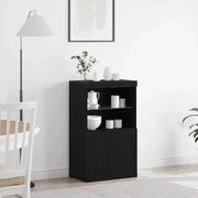 Credenza-Buffet-Armadio da cucina Nero 60 x 37 x 100 cm Legno multistrato