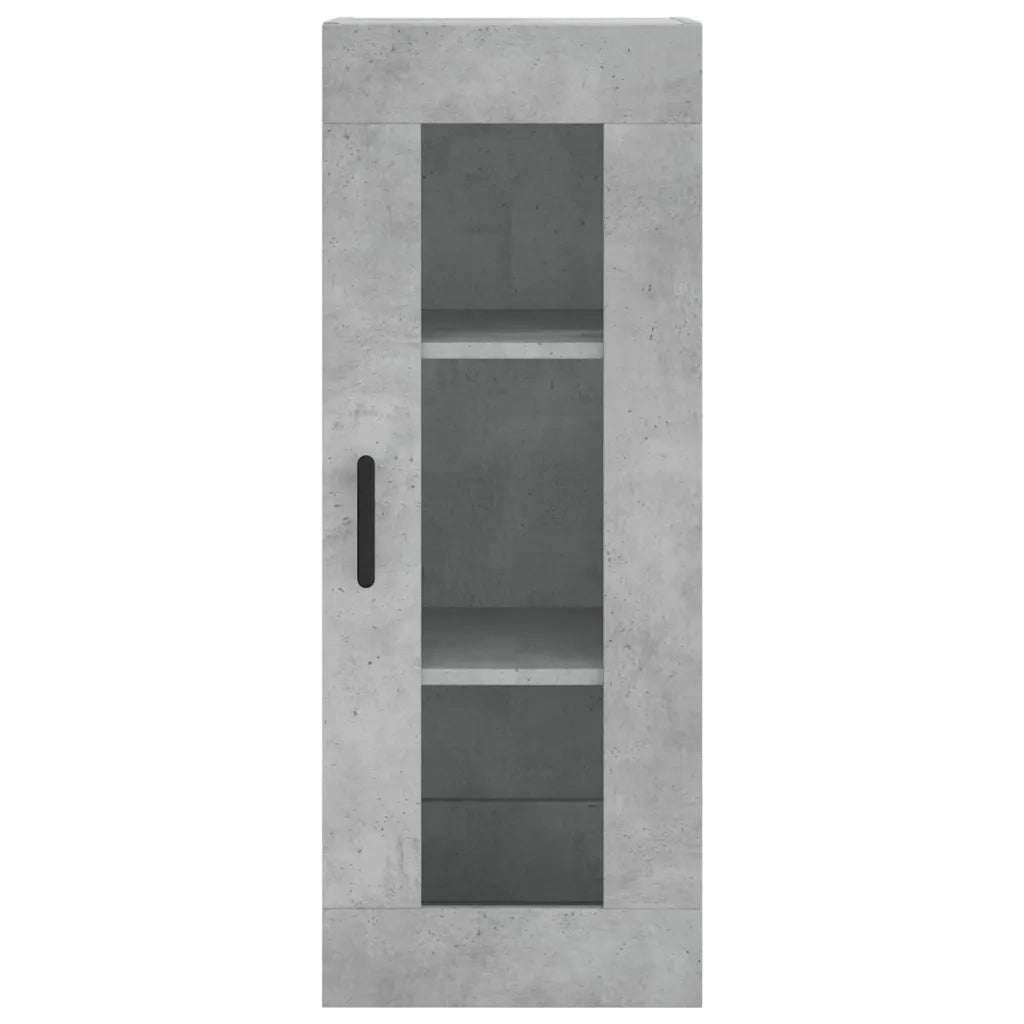 Credenza Grigio Cemento 34,5x34x180 cm in Legno Multistrato 3199437