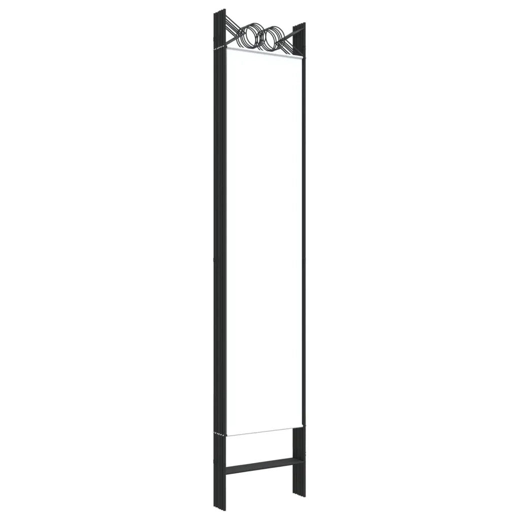 Divisorio a 4 Pannelli Bianco 240x200 cm Tessuto cod mxl 68028